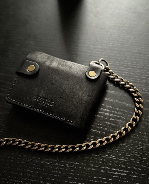 Bifold chain wallet sale